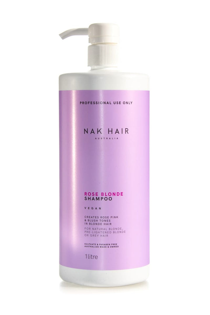 NAK HAIR Rose Blonde Shampoo  |  Various Sizes