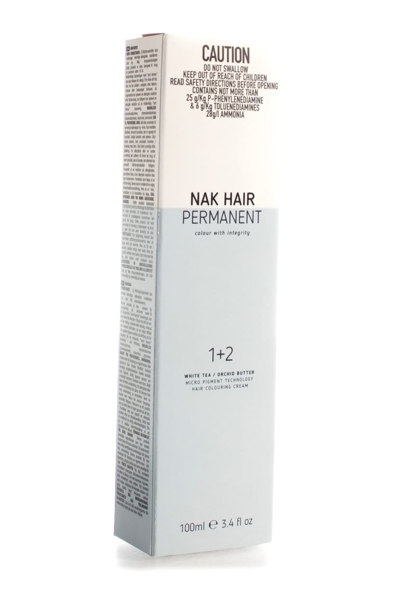 NAK HAIR Permanent [COLOURS 7.0 - 12.2, A - Z]  |  100ml, Various Colours