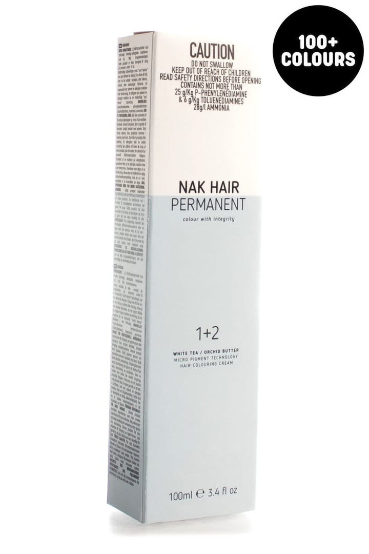 NAK HAIR Permanent [COLOURS 1.0 - 6.8]  |  100ml, Various Colours