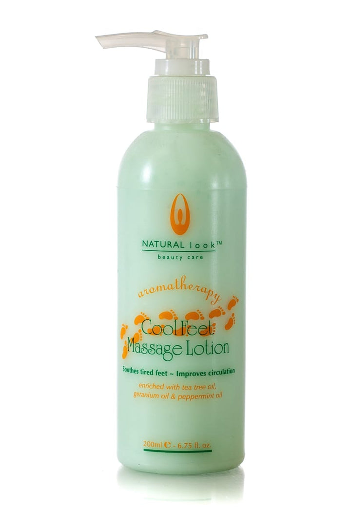 NATURAL LOOK Cool Feet Massage Lotion  |  Various Sizes