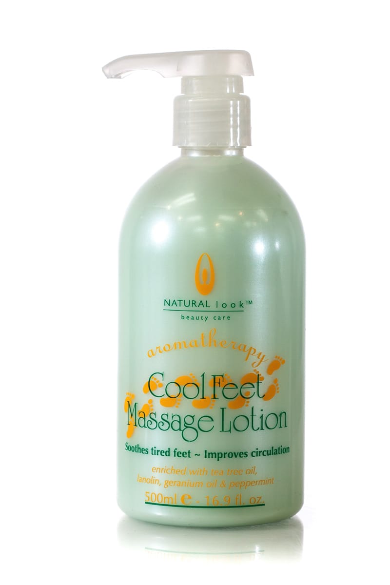 NATURAL LOOK Cool Feet Massage Lotion  |  Various Sizes