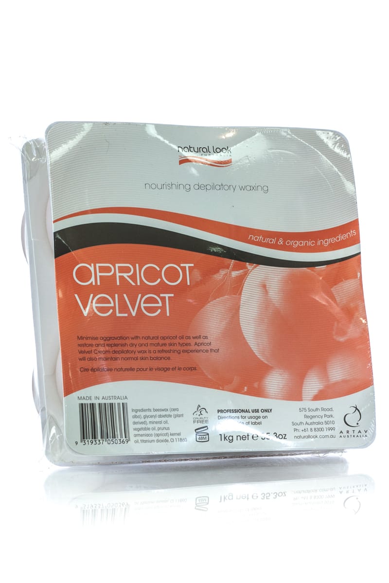NATURAL LOOK APRICOT VELVET SOLID WAX 1KG