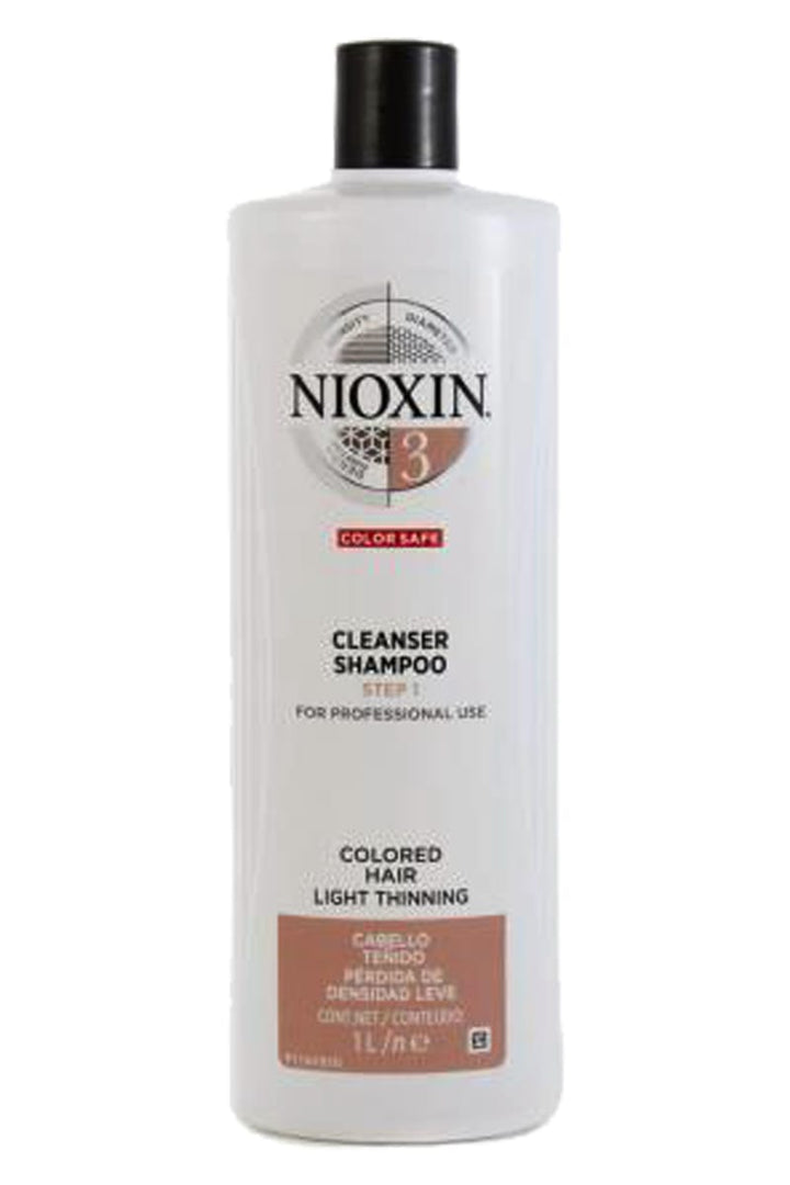 NIOXIN  System 3 Cleanser Shampoo  |  Various Sizes And Colours