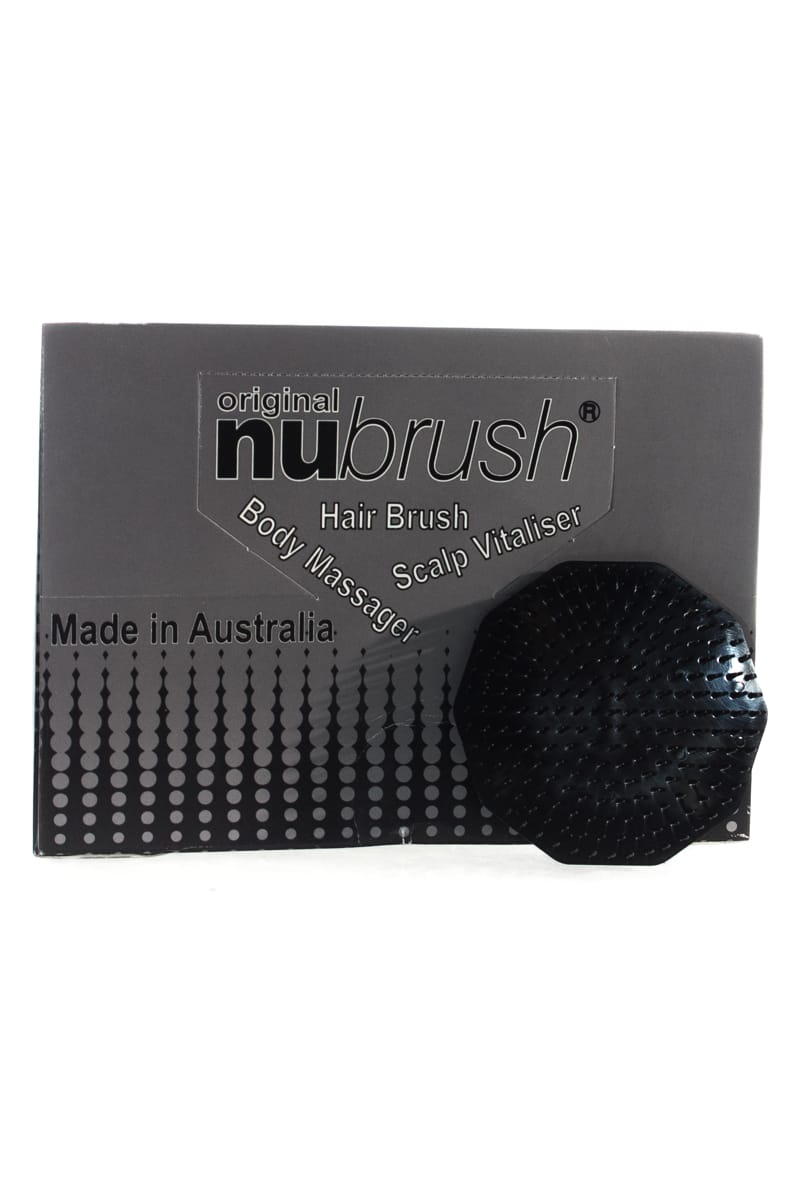 NU BRUSH Hair Brush & Scalp Vitaliser  |  Box Of 12, Various Colours