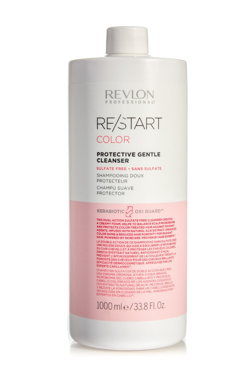 Cleanser Gentle REVLON RESTART Hair – Sizes Color | Care Protective Salon Various