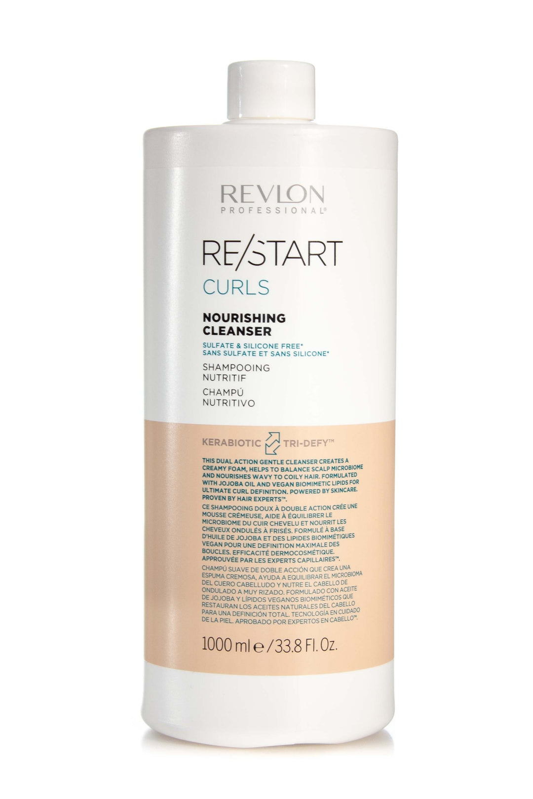 REVLON RESTART Curls Nourishing Cleanser | Various Sizes – Salon Hair Care | Haarshampoos