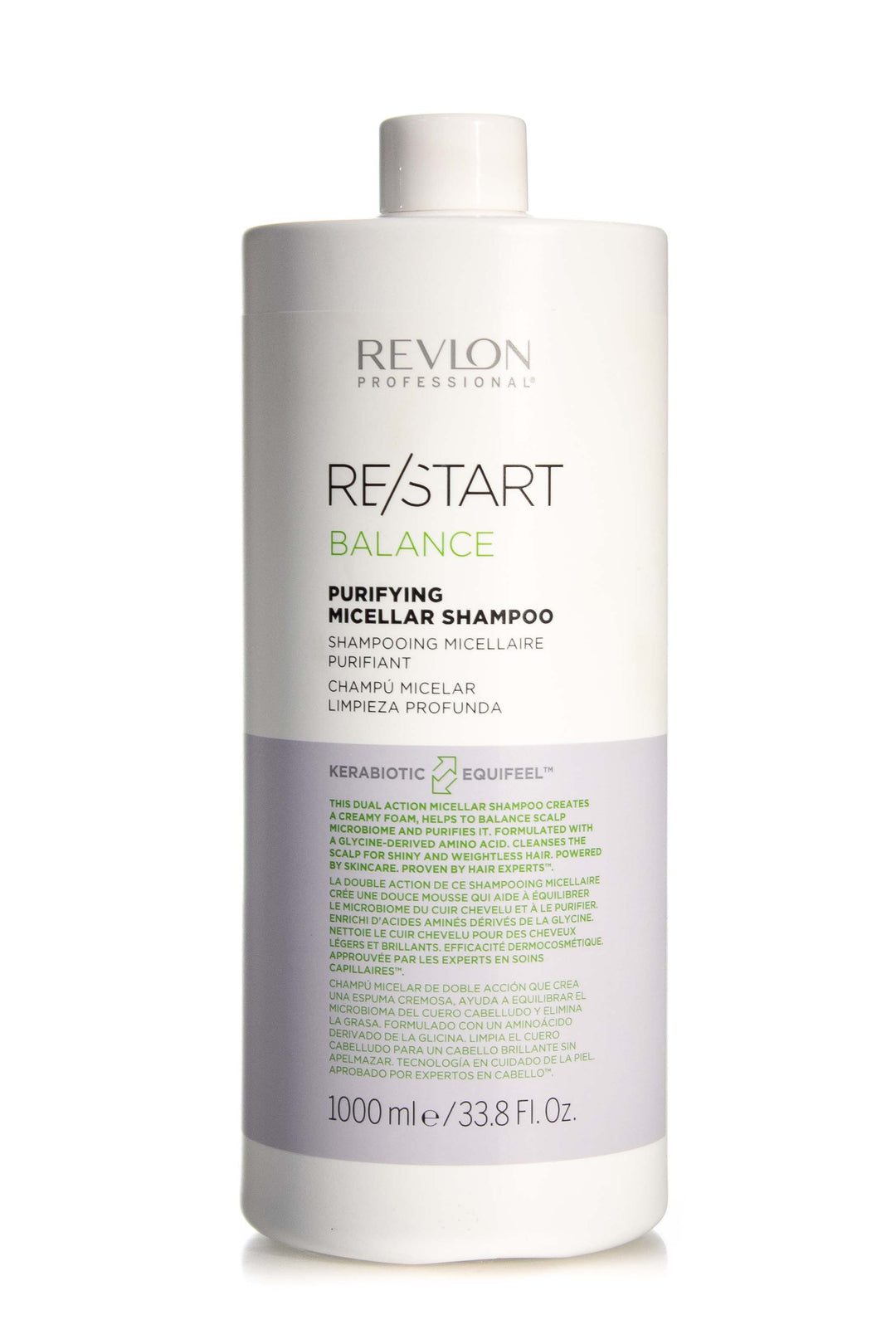 REVLON RESTART Balance Purifying Micellar Shampoo | Various Sizes – Salon  Hair Care