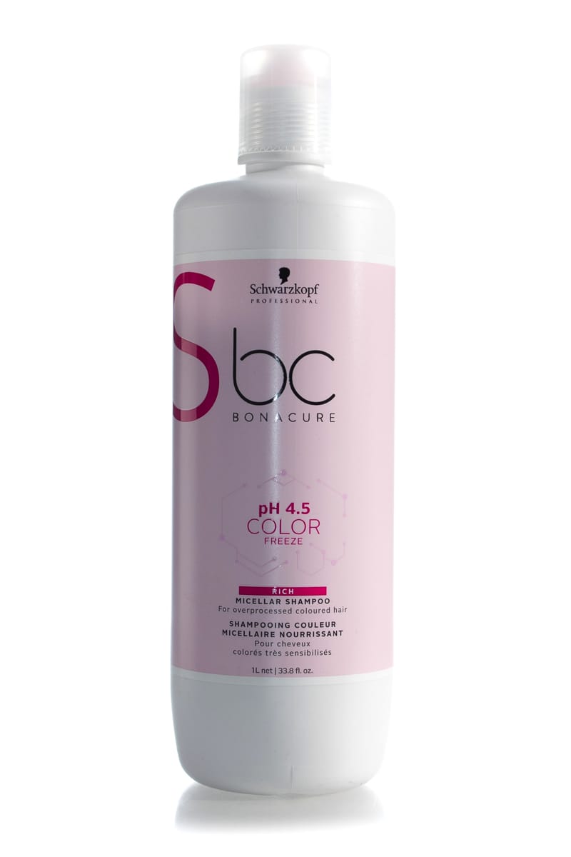 SCHWARZKOPF Bonacure Ph 4 5 Color Freeze Rich Micellar Shampoo  |  Various Sizes