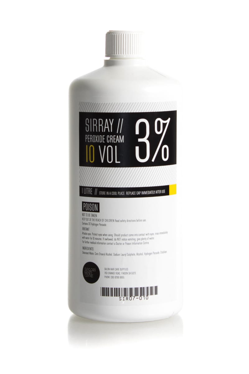 SIRRAY Creme Peroxide  |  Various Sizes And Colours