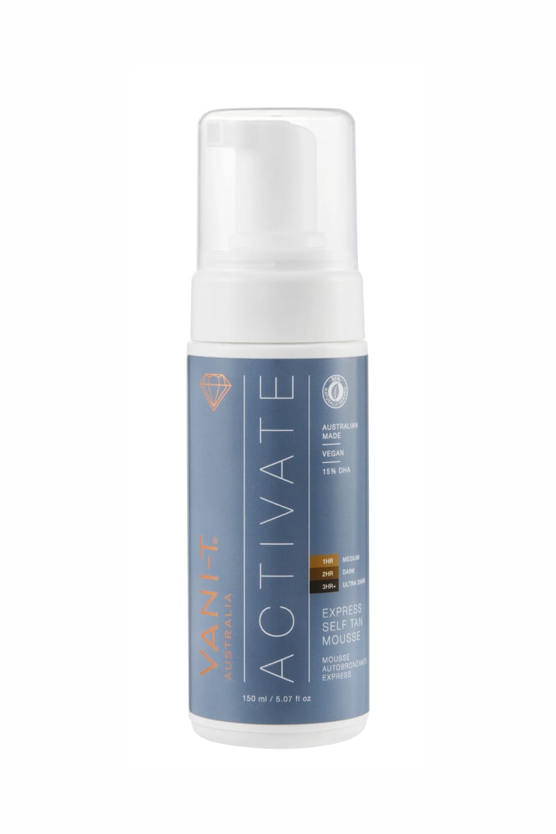 VANI-T ACTIVATE EXPRESS SELF TAN MOUSSE 150ML*CLEARANCE