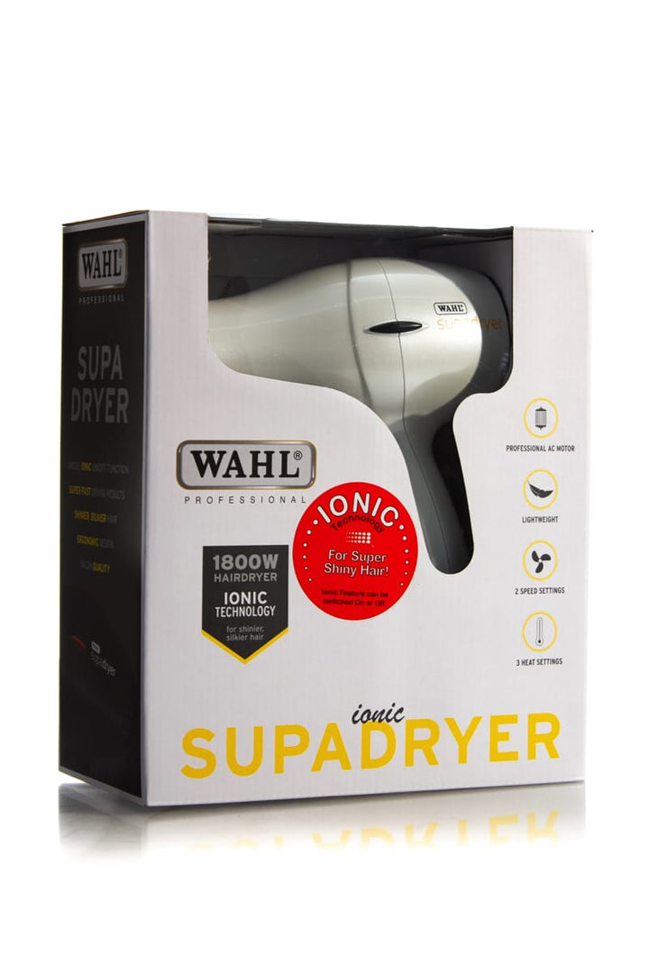 WAHL Supadryer  Ionic 1800w  |  Various Colours