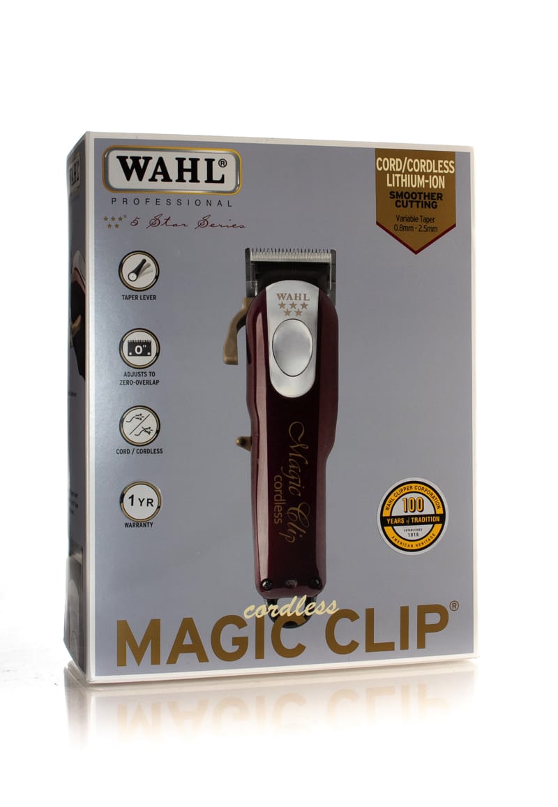WAHL MAGIC CLIP CORDLESS CLIPPER RED
